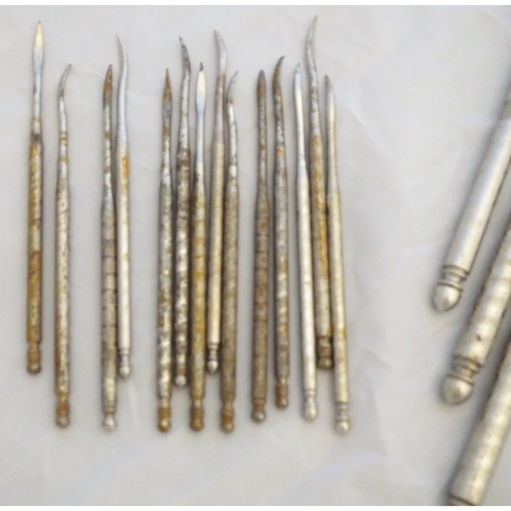 3 Vintage HMO Stainless Steel Crab Leg Nutcracker‎ Nut Crackers and 14 Picks